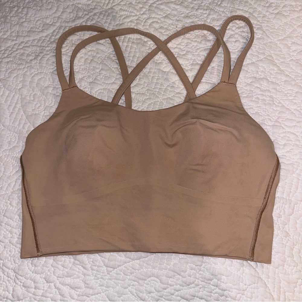 Lululemon Like a Cloud Longline Bra Tan